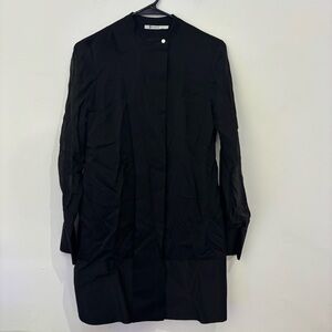 T by Alexander Wang Silk Spandex Button Down Mini Dress XS